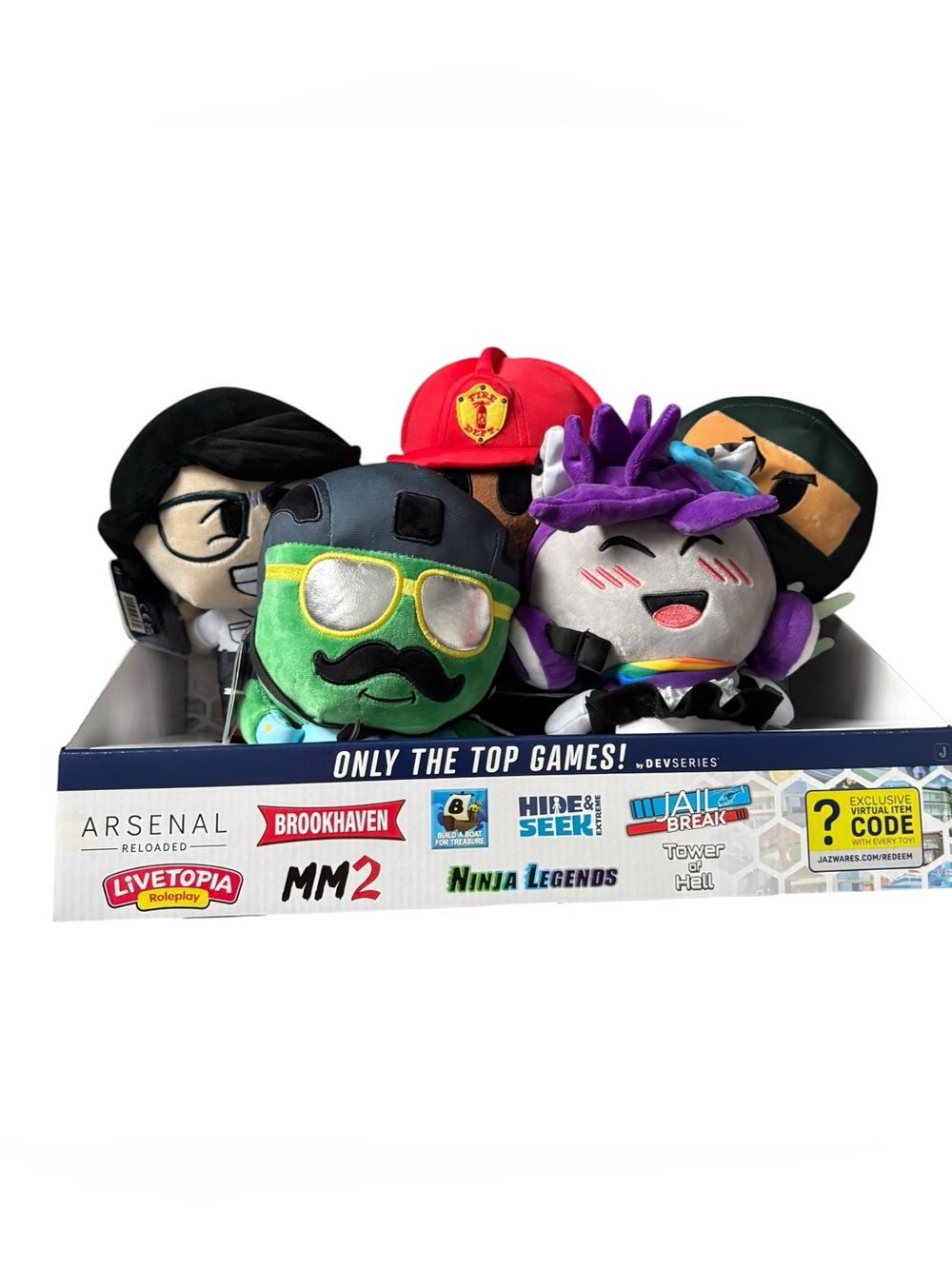 Roblox DevSeries Plush Lot of‎ 5 NWT Jazwares Brookhaven Ninja Legends